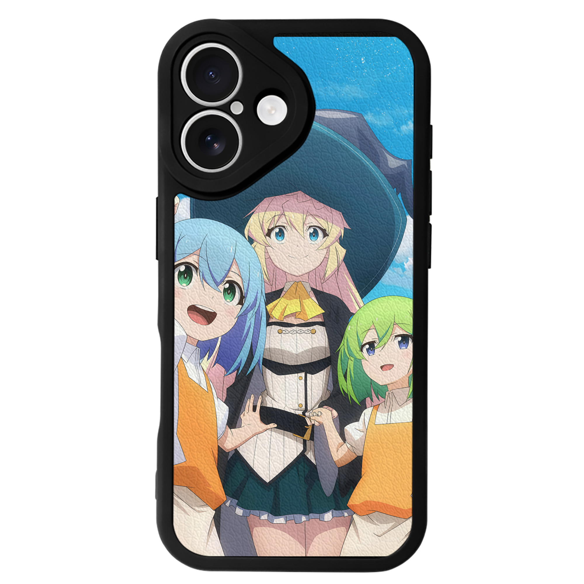 （画像用） 転スラ Regarding Reincarnated to Slime 【iPhone 16シリーズ対応】シリコンスマホケース（レザー調） 材質：シリコン